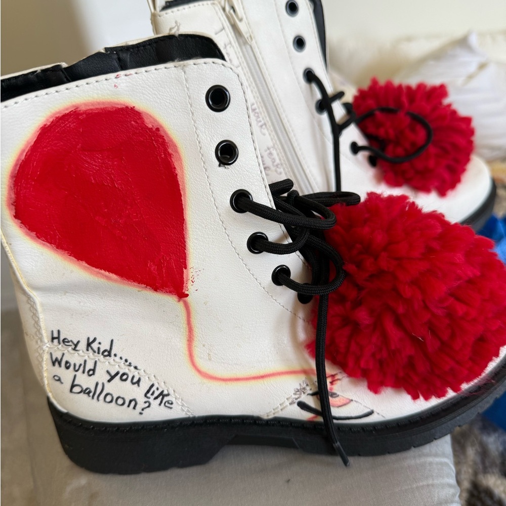 Timberland Black and White Boots